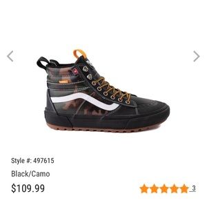 Vans Sk8-Hi MTE Camo High Tops Winter EUC